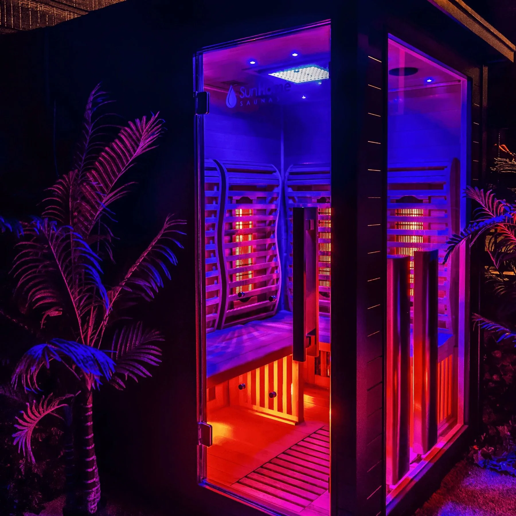 Sun Home Luminar™ Outdoor 2-Person Full Spectrum Infrared Sauna - Image 11