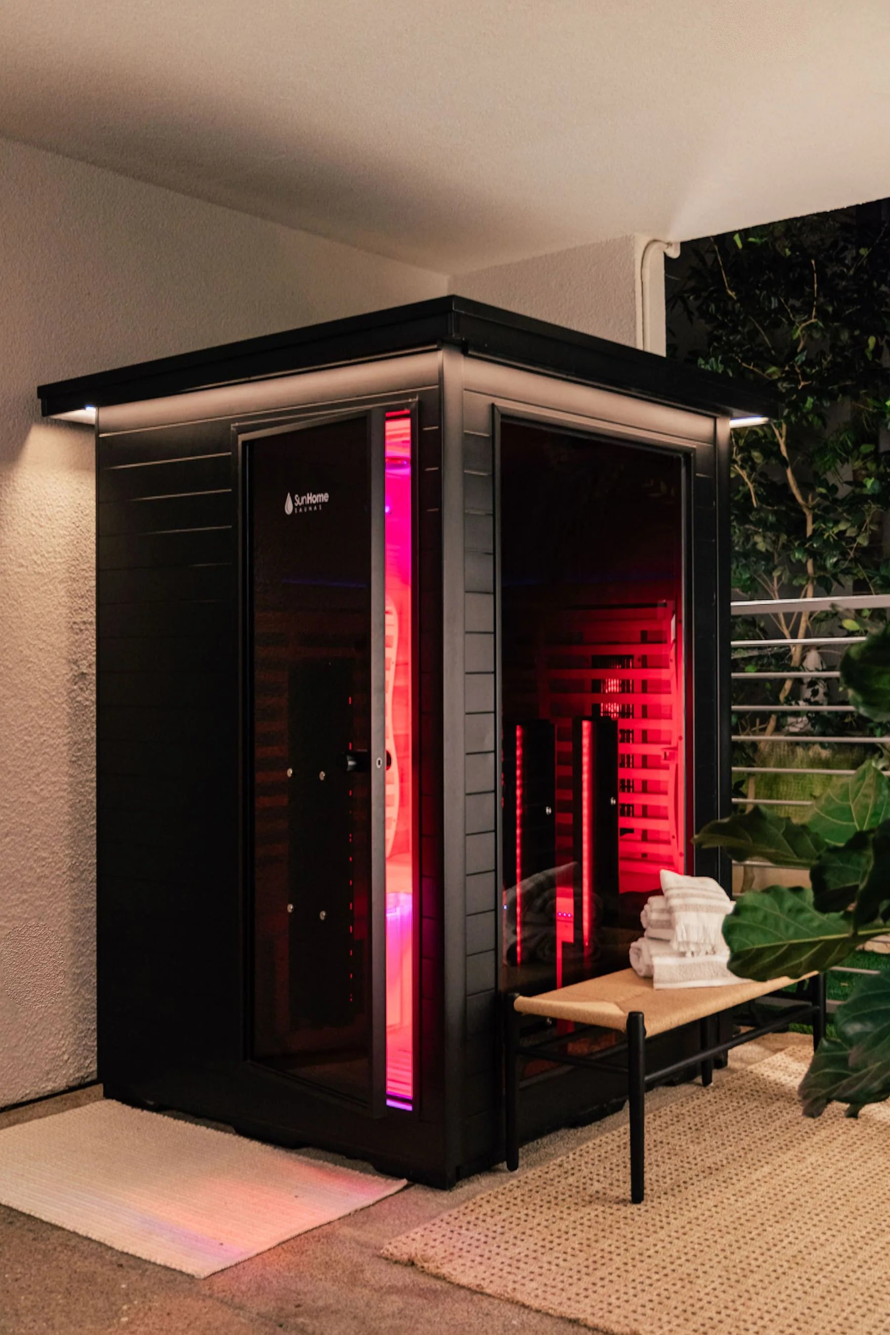 Sun Home Luminar™ Outdoor 2-Person Full Spectrum Infrared Sauna - Image 5
