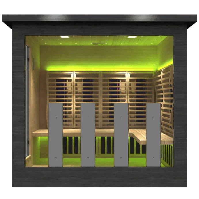Sun Home Luminar™ Outdoor 5-Person Full Spectrum Infrared Sauna - Image 16