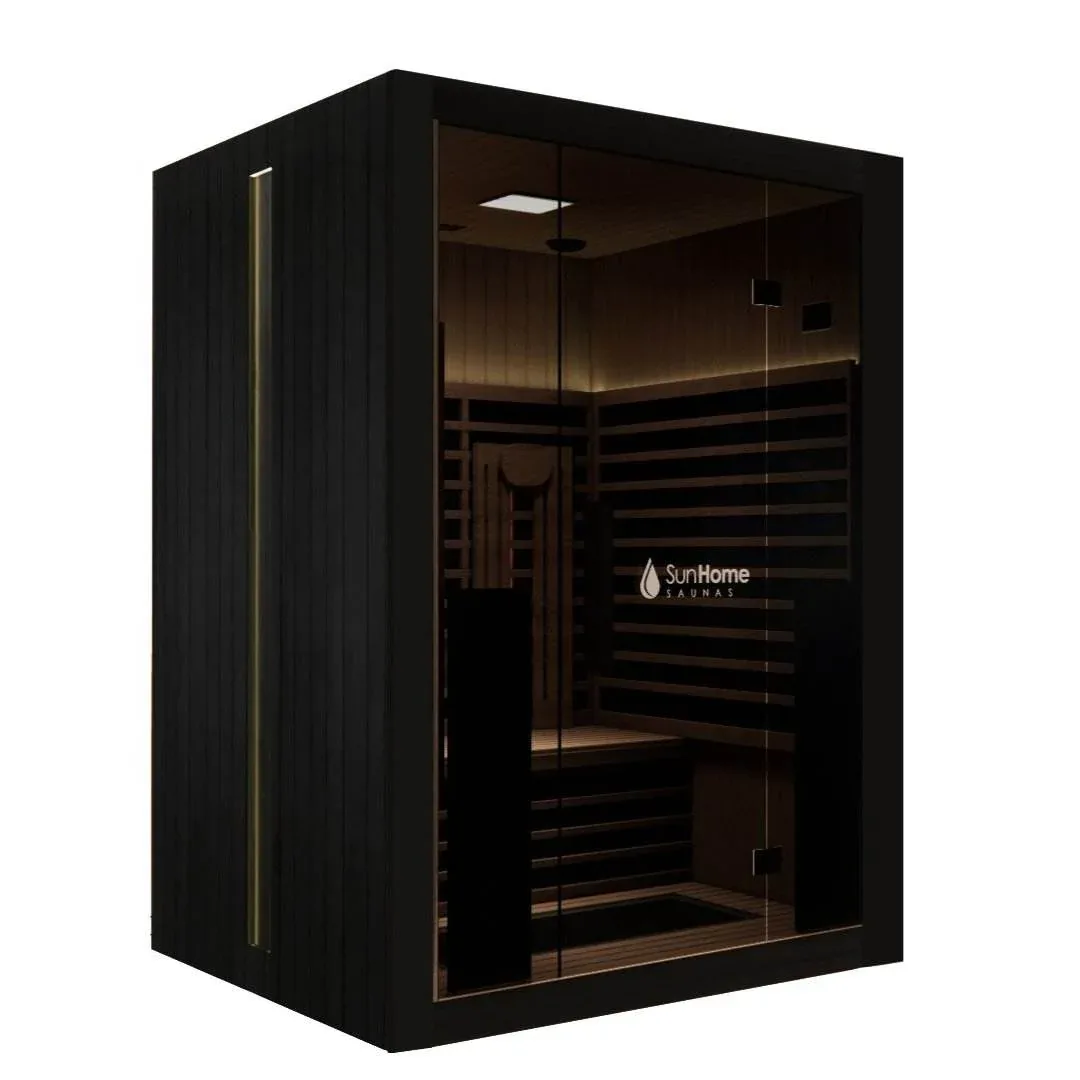 Sun Home Eclipse™ 2-Person Red Light & Infrared Sauna - Image 5