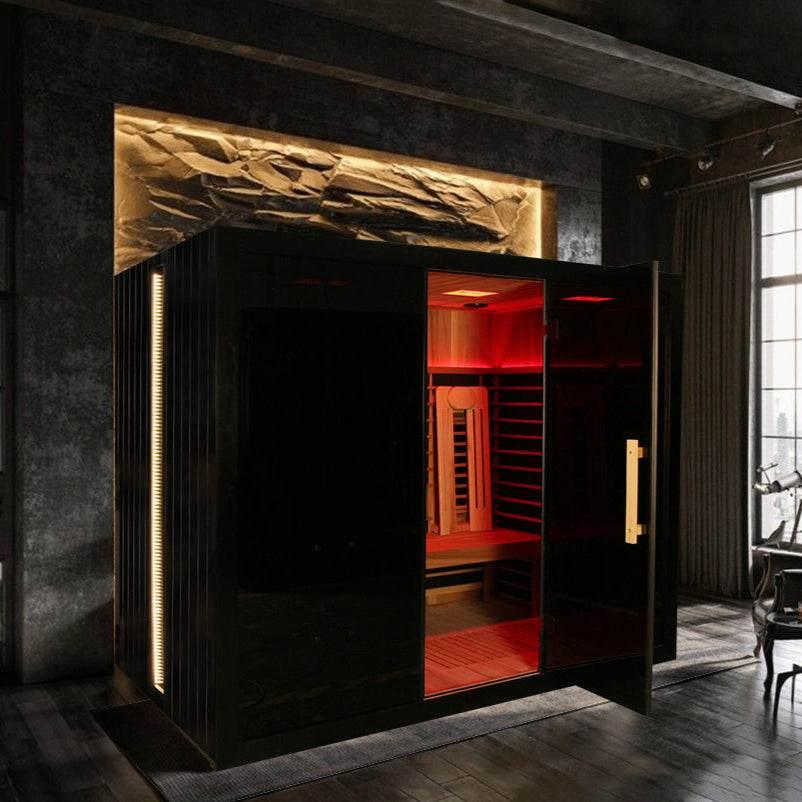 Sun Home Eclipse™ 4-Person Red Light & Infrared Sauna - Image 5