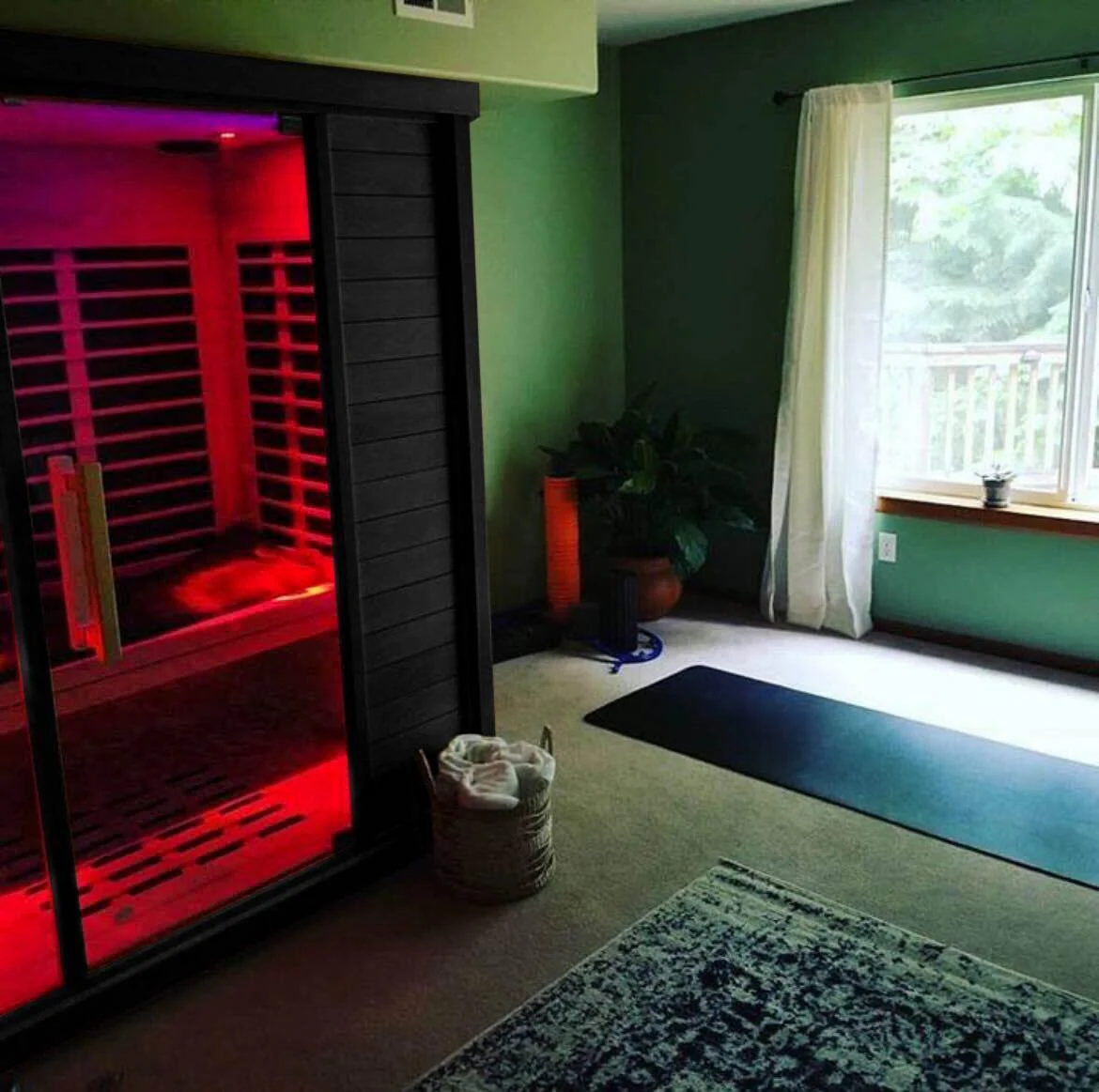 Sun Home Equinox™ 2-Person Full-Spectrum Infrared Sauna - Image 12