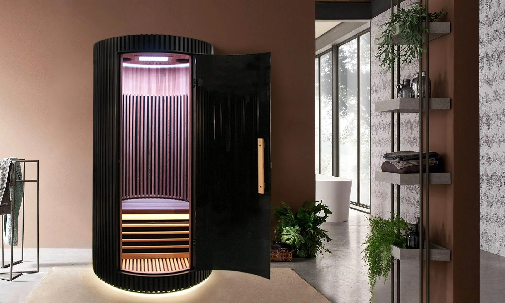 Sun Home Pod™ 1-Person Red Light & Infrared Sauna - Image 13
